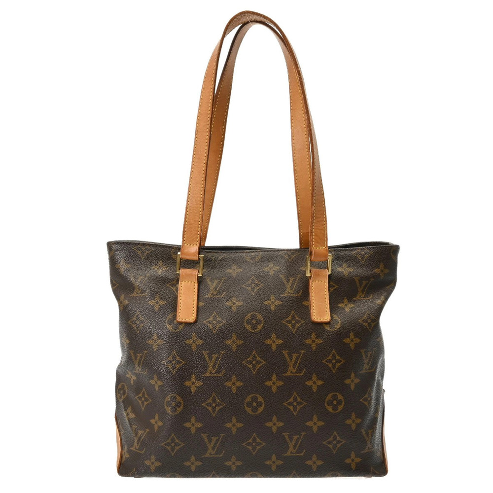 LOUIS VUITTON Monogram Cabas Piano Brown Canvas Tote Bag